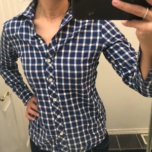 Banana Republic Soft Wash Plaid Shirt